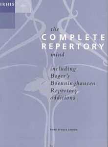 Zandvoort R. van - The Complete Repertory Mind - Paperback