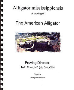 Rowe T. - Alligator mississipiensis - A proving of American Alligator