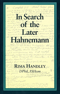 Handley R. - In Search of the Later Hahnemann