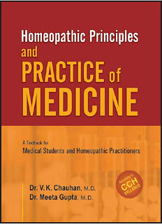 Chauhan V.K. / Gupta M. - Homeophatic Principles and Practice of Medicine