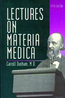 Dunham C. - Lectures on Materia Medica