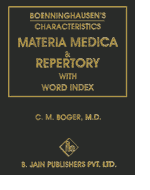 Boger C.M. - Boenninghausen's Characteristics Materia Medica and Repertory