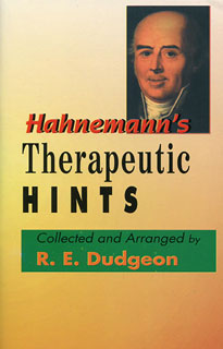 Dudgeon R.E. - Hahnemann's Therapeutic Hints