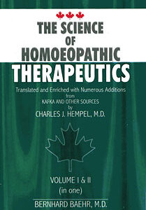 Baehr B. - The Science of Homoeopathic Therapeutics Volume I & II