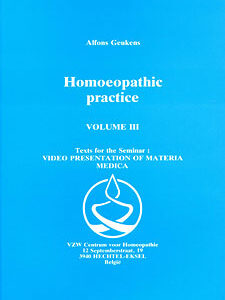 Geukens A. - Homoeopathic practice - Volume III