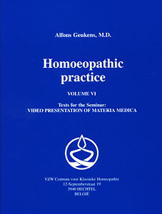 Geukens A. - Homoeopathic practice - Volume VI